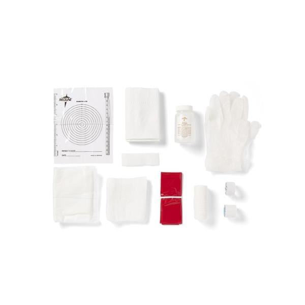 Wound Care Tray Vinyl Gloves/Gauze