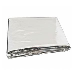 Emergency/Rescue Blanket Silver Mylar 52x82