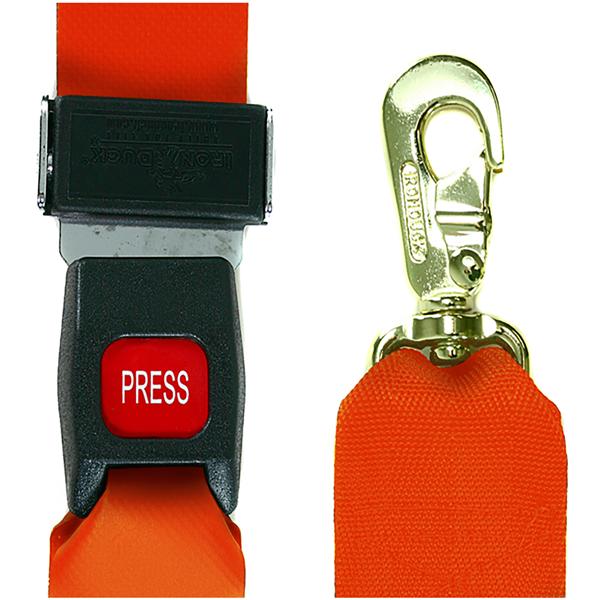 Pro-Lite Restraint Strap Nylon 2 Piece Metal Buckle, Fixed Speed Clip Ea