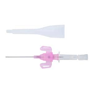 Introcan Safety IV Catheter Safety 20 Gauge 1-1/4" Pink Closed End 50/Bx, 4 BX/CA