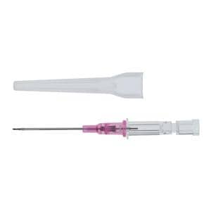 Introcan Safety IV Catheter Safety 20 Gauge 1-1/4" Pink Straight Ea