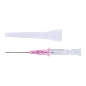 Introcan Safety IV Catheter Safety 20 Gauge 1" Pink Straight Ea