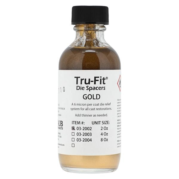 Tru-Fit Die Spacer Gold 2oz/Bt