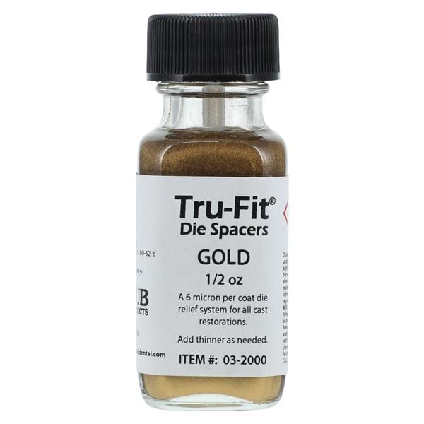 Tru-Fit Die Spacer Gold 1/2oz/Bt