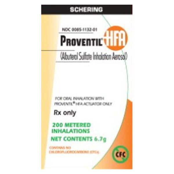 Proventil HFA Aerosol Inhalation 90mcg Inhaler 6.7gm/Ea