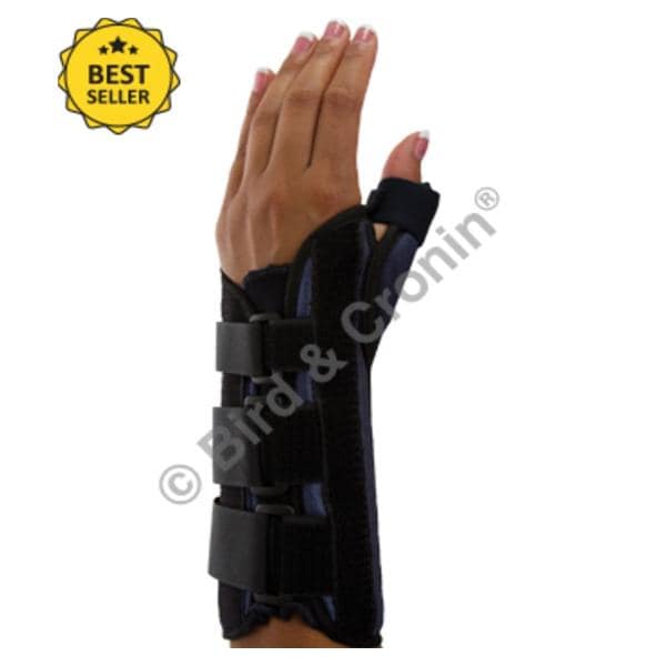 Premier Immobilization Brace Wrist Size X-Large Foam/Polyester 9-10" Right
