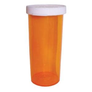 Medicine Vial Plastic 13 Dram Amber Reusable 360/Ca