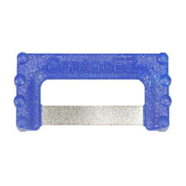 GC America Metal Strips Coarse 3.3mm B-Width 90 Micron Blue 12/Pack