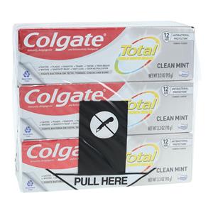 Colgate Total Paste Clean Mint Toothpaste 3.3 oz Fluoride 24/Ca