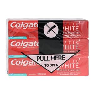 Colgate Optic White Whitening Gel Toothpaste 2 oz Fresh Mint 24/Ca