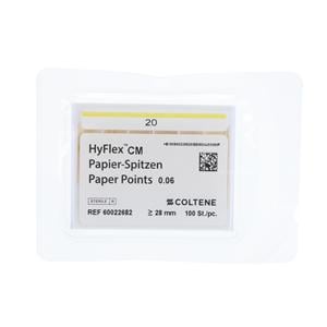Hyflex CM Absorbent Points Size #20 0.06 100/Pk