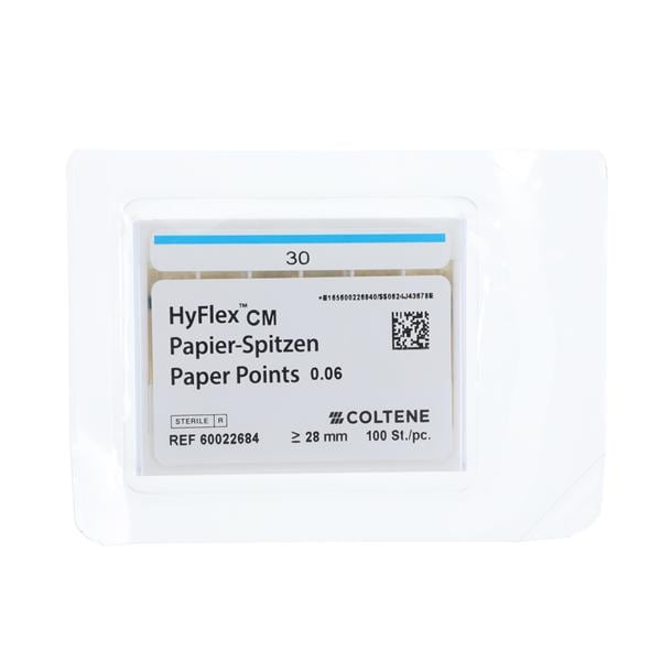 Hyflex CM Absorbent Points Size #30 0.06 100/Pk