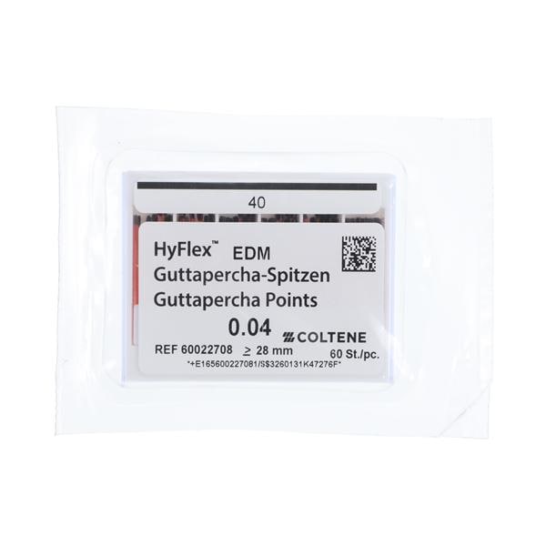 Hyflex EDM Gutta Percha Size #40 Black 60/Pk