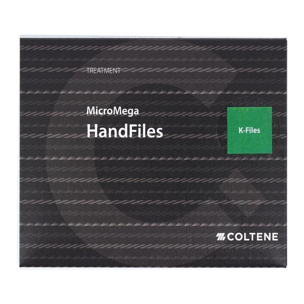 MicroMega K-File 21 mm Size #20 Stainless Steel 0.02 6/Pk