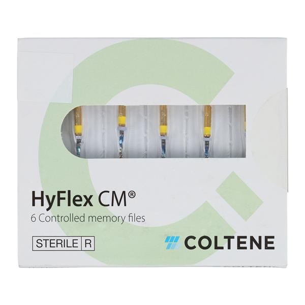 Hyflex CM Rotary File 21 mm Size 50 Nickel Titanium Yellow 0.04 6/Pk