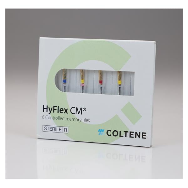 Hyflex CM Rotary File 21 mm Size 20-40 Nickel Titanium Assorted 0.04 - 0.08 6/Pk