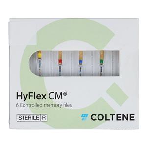 Hyflex CM Rotary File 21 mm Size 15-35 Nickel Titanium Assorted 0.04 - 0.08 6/Pk