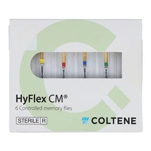 Hyflex CM Rotary File 31 mm Size 15-35 Nickel Titanium Assorted 0.04 - 0.08 6/Pk