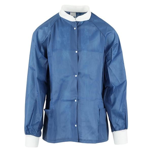 Warm-Up Jacket 2X Large Blue 12/Pk