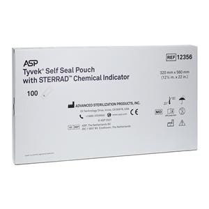 Tyvek Sterilization Pouch Self Seal 12.5 in x 22 in 100/Bx, 4 BX/CA