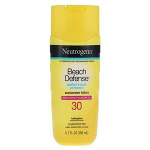 Neutrogena Beach Defense Sunscreen Lotion Body Adult 6.7oz Water Resistant Ea, 12 EA/CA