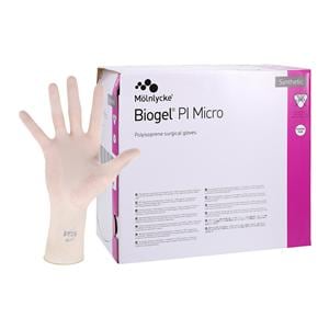 Biogel PI Micro Polyisoprene Surgical Gloves 6.5 Straw, 4 BX/CA