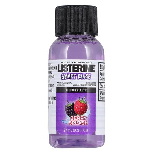Listerine Smart Rinse Anticavity Berry Mouth Rinse 27 mL 72/Ca