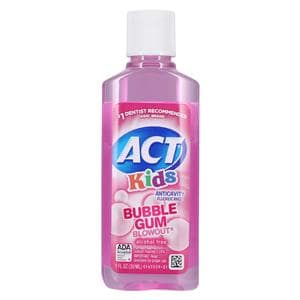ACT Anticavity Bubblegum Mouth Rinse 1 oz 48/Ca