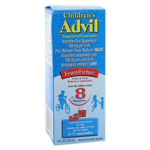 Advil Children NSAID Suspension 100mg/5mL Fruit 4oz/Bt