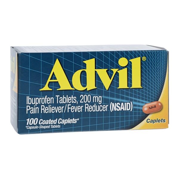 Advil NSAID Caplets 200mg 100/Bt