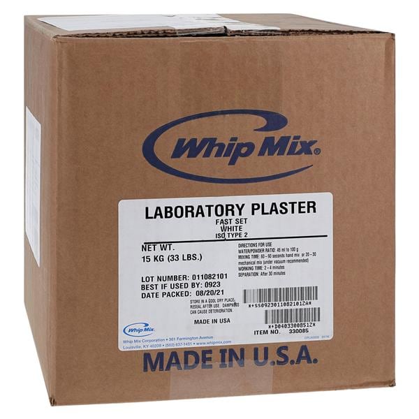 Lab Plaster Fast 33Lb/Bx