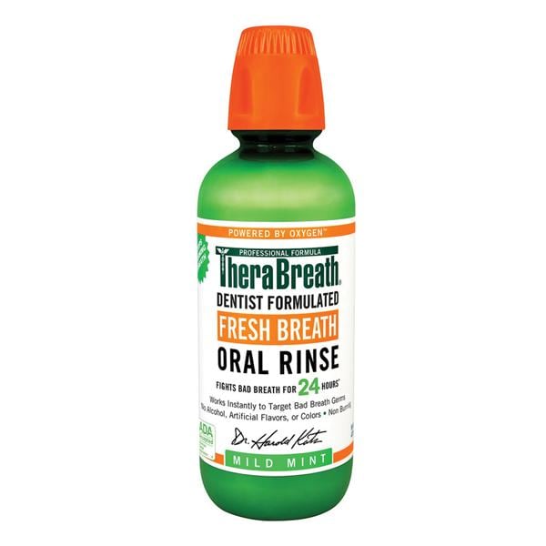 TheraBreath Mild Mint Mouthwash 16 oz 3/Pk