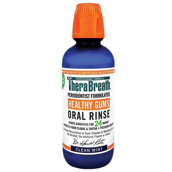 TheraBreath Clean Mint Mouthwash 16 oz 3/Pk