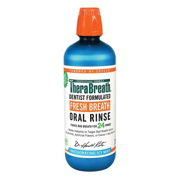 TheraBreath Icy Mint Mouth Rinse 1 Liter 2/Pk