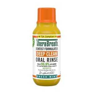 TheraBreath Antibacterial Fresh Mint Mouth Rinse 3 oz 72/Ca