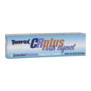 Temrex CR Plus Eugenol Temporary Cement Syringe Kit Ea