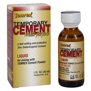 Temrex Liquid Temporary Cement Refill 1oz/Bt