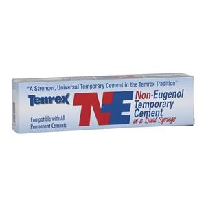 Temrex TNE Zinc-Oxide Non-Eugenol Non-Eugenol Cement 6 Gm Dual Syringe Kit Ea
