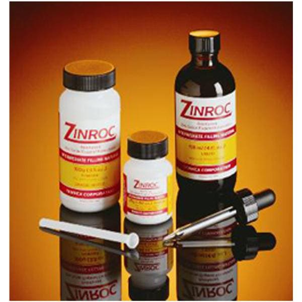 Zinroc Powder Cavity Prep & Filling White 100 Gm Ea