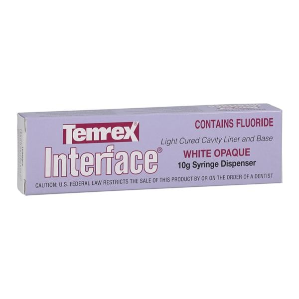 Interface Syringe Cavity Liner White Opaque 10gm/Ea