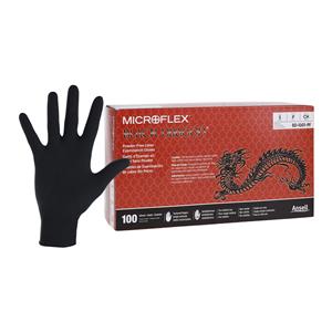 Black Dragon Exam Gloves Small Black Non-Sterile, 20 BX/CA