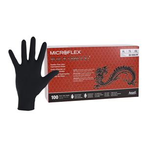 Black Dragon Exam Gloves X-Large Black Non-Sterile, 20 BX/CA