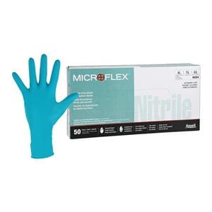 High Five Nitrile Exam Gloves X-Large Teal Non-Sterile, 10 BX/CA