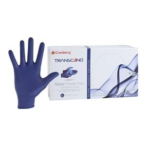 Transcend Nitrile Exam Gloves X-Large Matte Blue Non-Sterile, 10 BX/CA
