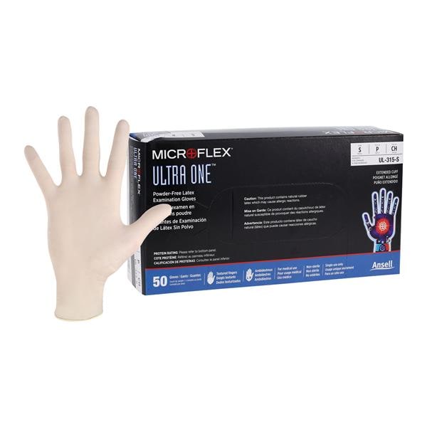 Ultra One Exam Gloves Small Natural Non-Sterile