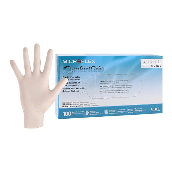 ComfortGrip Neoprene Exam Gloves Large Natural Non-Sterile, 10 BX/CA