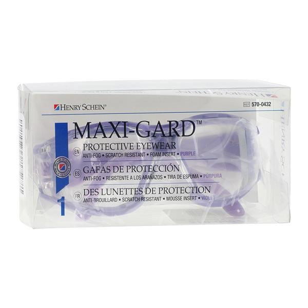 Maxi-Gard Protective Eyewear Universal Purple Ea