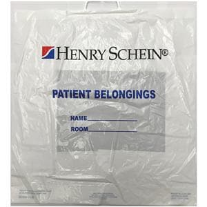 Patient Belongings Bag White Opaque 20x20x4