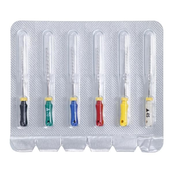 Maxima Hand K-Reamer 25 mm Size 40-70 Assorted 6/Pk