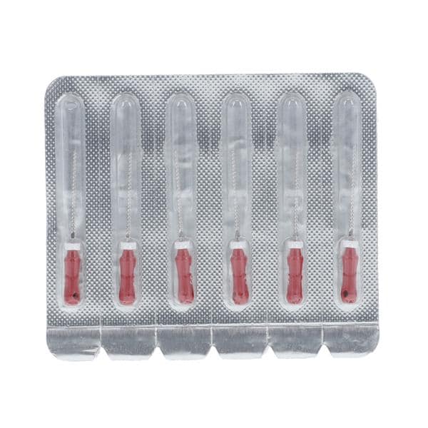 Maxima Hand K-File 21 mm Size 55 Red 6/Pk
